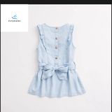 Popular Comfortable Light Blue Girls' Denim Dresses by Fly Jeans