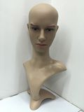 Male Wig Bald Head Cap Plastic Mannequin