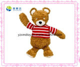 Dancing Brown Teddy Bear with Sweater Plush Toy (XDT-0016Q)