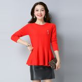 Ladies Short Knitting Dress Knitwear
