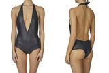 2015 Sexy Neoprene One Piece Smooth Skin Swimwear