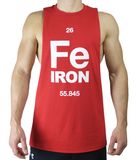 Men's New Muscle Bodybuilding Tank Top in Red