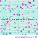 4 Colours Flower&Line Printing 80%Nylon 20%Spandex Fabric for Swimwear