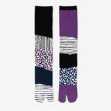 Kittned Knee High Jacquard Tabi Socks