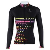 Black Modern Women's Long Sleeve Shirt Cycling Jerseys Outdoors Quick Dry