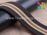 Stripe Polyester Cotton Woven Webbing for Belt/Bag/Clothing/Garment Webbing