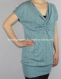 Fashion European Women Dress in Short Sleeve (11SS-196)