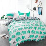 200 Tc Printed Cotton 3 Pieces Duvet Cover Bedding