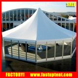 Glass Wall Hexagon Pagoda Carpas Tent for Wedding Party Event