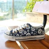 Vulcanized Rubber Outsole Canvas Shoes for Women (SNC-03002)