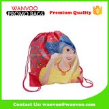 Wholesale Full Custom Printed Cartoon Drawstring Bag Backpack for Girls