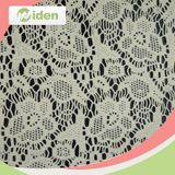 White Color Net Lace Organic Jacquard Upholstery Lace Fabric