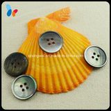 High Quality Round Edge Black Mop Shell Button