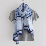 100% Cotton Printed Lady Fashion Scarf (YKY1146)