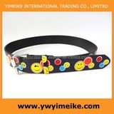 Interesting Smile Face Print Lady Belt