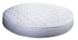 Round Bed Mattress with Memory Foam, Pillow Top Design (RM308)