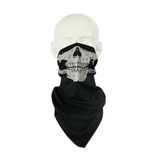 Bicool Fabric Net Reflective Skull Design Scarf