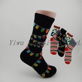 Women's Knee High Socks Christmas Socks Crew Beautiful Happy Socks