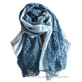 Soft Joint Linen/Cotton / Lace Fashion Scarf (Hz216)