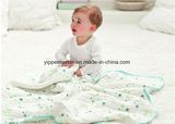 2plies/4plies/6plies Cotton Muslin Blanket Swaddle in 120X120cm