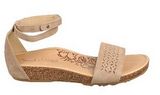 Prominent Feminine Style Leather or Suede Casual Sandals