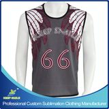 Custom Sublimation Men's Lacrosse Single Ply Reversible Pinny