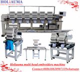 China Newest Computerized Single Head 15 Needle Embroidery Machine for Garment T-Shirt/Flat/Cap / 3D/ Leather Embroidery