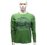 Waffle Long Sleeve Round Neck Tshirt