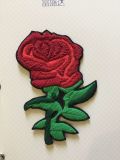 Garment Accessory Handmade Embroidery Beading Rose Patch