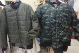 Mens Print Quilted Jacket Bomber Jacket