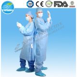 Medical Eo-Sterilized or Not Isolation Gown/Surgical Gown Free Size