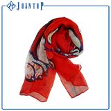 Beatiful Colorful Stripe Scarf Ployester Women Shawl Scarf