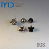 Star Shape Shoe Snap Rivets and Metal Ornaments for Fashion Apparels, Garments, Bags and Hats