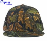 Custom Camo Material 6 Panel Strapback Cap Hat