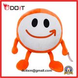 Cartoon Orange Smiley Cute Sofa Plush Cushion