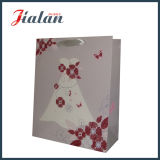 Customize with Glitter Flowers Lady's Dress Shopping Gift Paper Bag