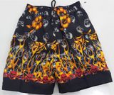 Oeko-Tex Full Elastic Waist Polyester Patterned Children Board Short Swimwear