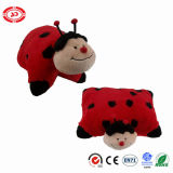 Ladybug Full Stuffed Soft Sleeping Buddy Insect Pillow 2in1 Cushion