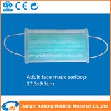 Medical Non-Woven Disposable Face Mask with Ear Loop Green Color