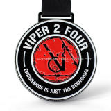 Factory Customized Sport Metal Medal with Black Plating