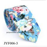 Wholesale Men's Casual Floral Printing Cotton Necktie