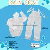 New Type White Translucent Split Rain Gear