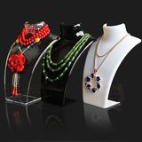 Acrylic Mannequin Necklace Jewelry Pendant Display Stand