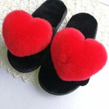 Real Fur Indoor Winter Warm / 4 Kinds Fur Slippers