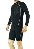 Men's Short Sleeve Neoprene Wetsuit of Two Part