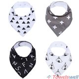 Baby Bandana Drool Bib with Snaps