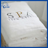 100% Cotton Embroidery SPA White Towel