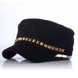 Punk Street Fashion Army Reviot Military Lady Cap