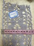 Cotton Lace with Weaving, Customized Width and Color.