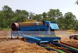 Gold Wash Plant Mobile Trommel with Carpet Sluice Box